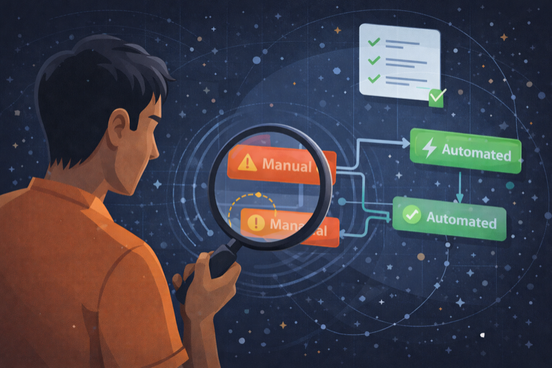Finding where manual becomes automated