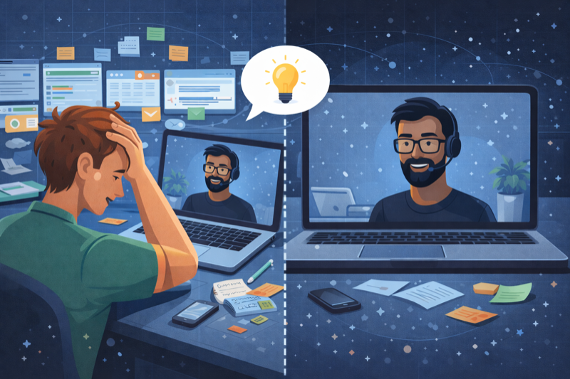 Discovery call illustration