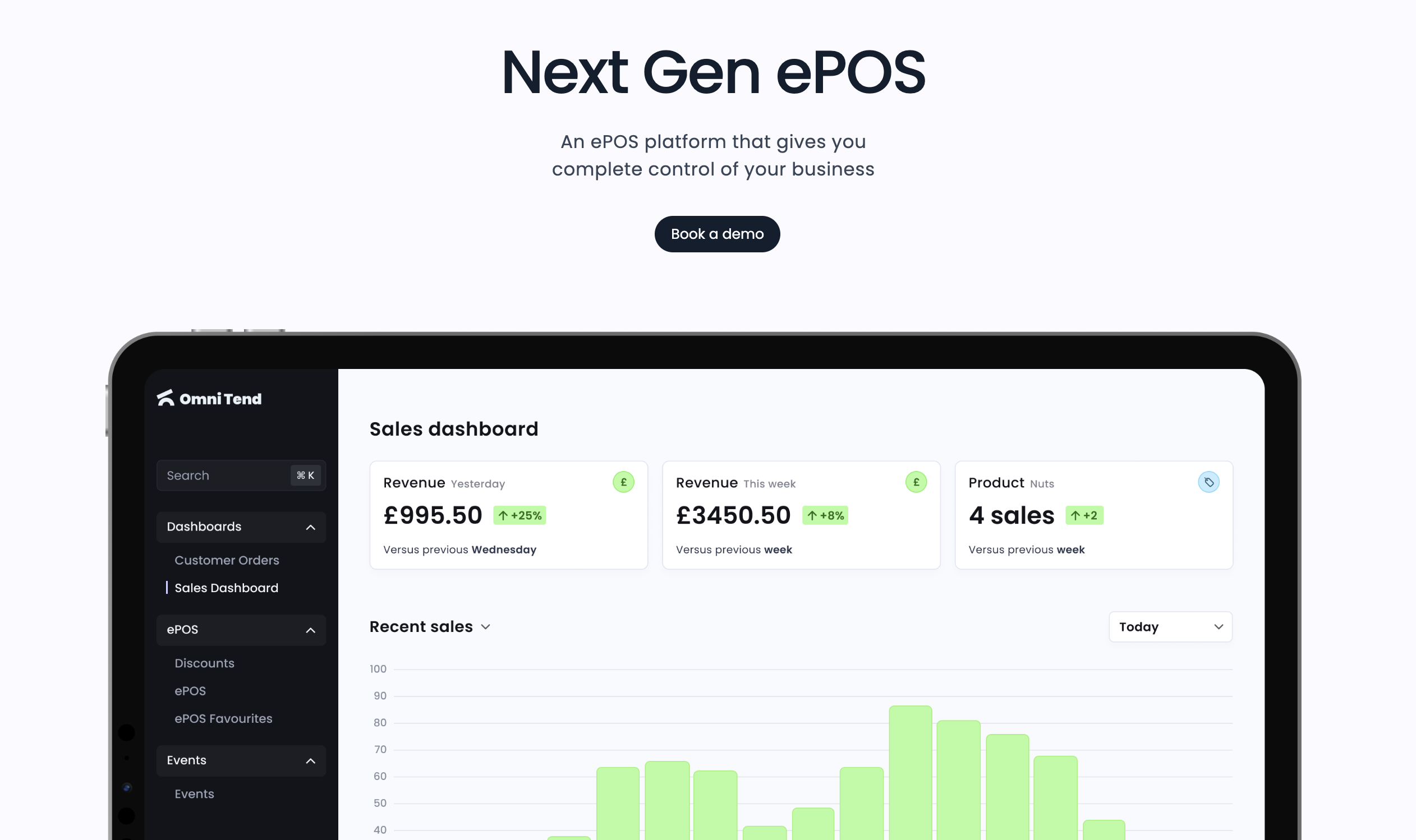 Omni Tend — Point-of-Sale & Business Management screenshot